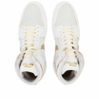 Air Jordan Men's 1 ZM Air CMFT 2 Sneakers in White/Gold/Grey