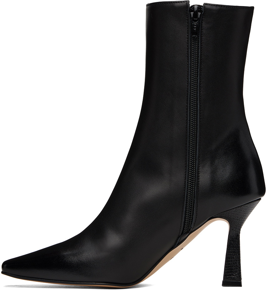 Recto Black Cassandra Ankle Boots