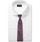 ERMENEGILDO ZEGNA - Cutaway-Collar Cotton-Twill Shirt - White