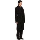 Lemaire Black Kaftan Coat