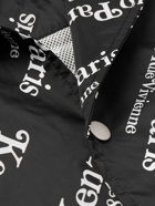 KENZO - VERDY Logo-Print Nylon Hooded Jacket - Black