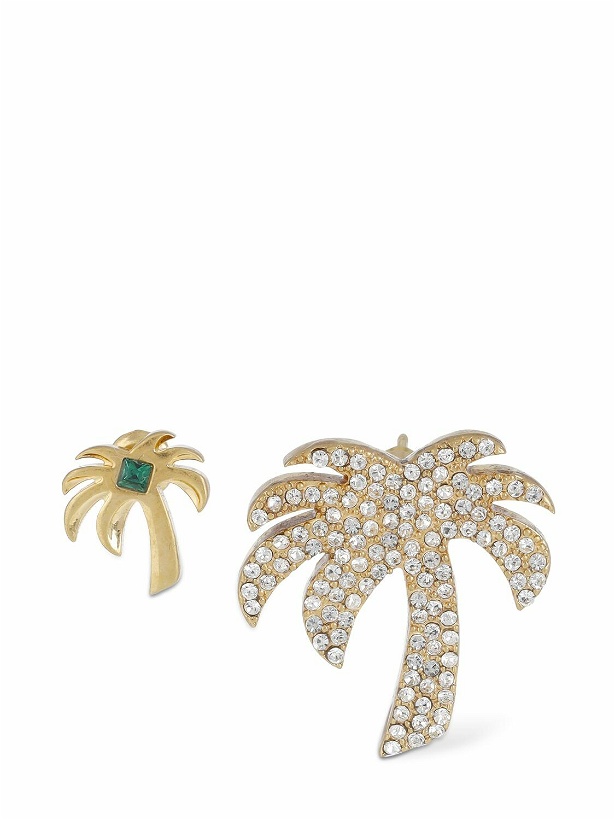Photo: PALM ANGELS Palm Crystal Earrings