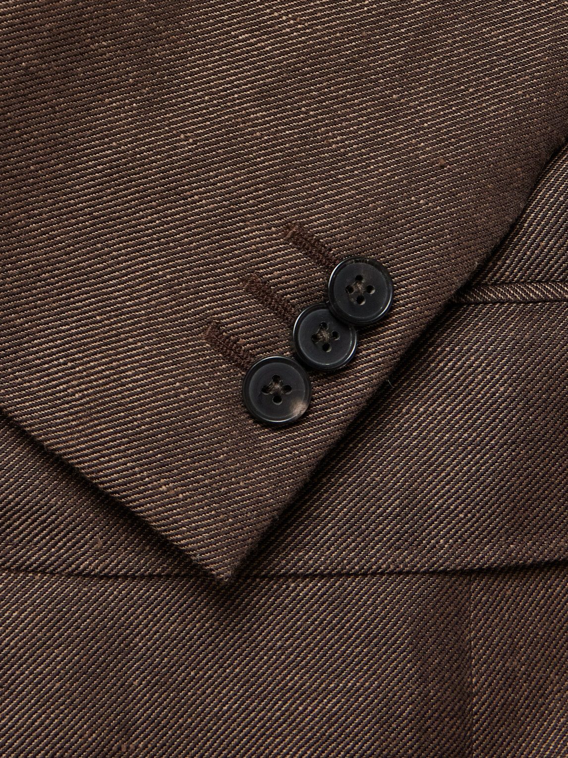 Husbands - Wool and Linen-Blend Twill Suit Jacket - Brown