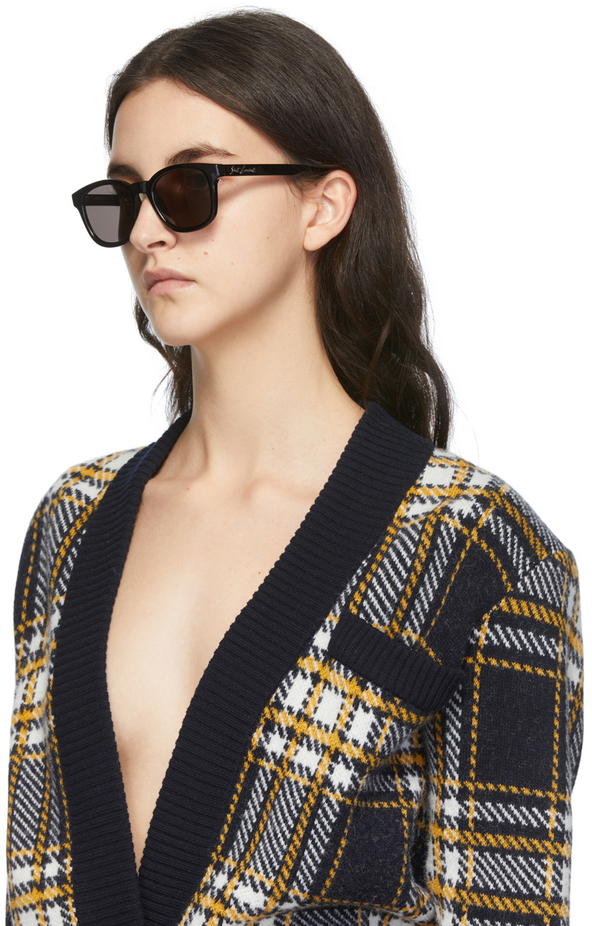 Saint Laurent SL-406サングラス Saint Laurent Black SL 406 Sunglasses Saint Laurent