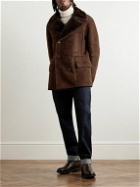 Polo Ralph Lauren - The Polo Double-Breasted Shearling Coat - Brown