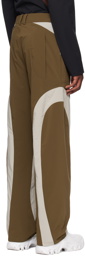 Uncertain Factor Brown Duster Trousers