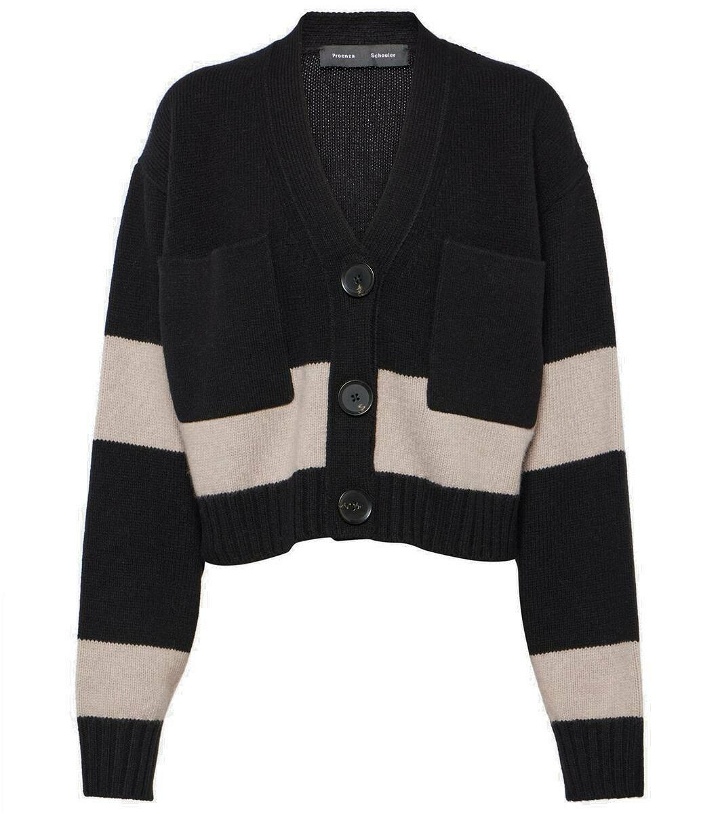 Photo: Proenza Schouler Sofia wool and cashmere cropped cardigan