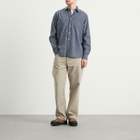 Foret Men's Pluto Checked Shirt in Navy/Cloud
