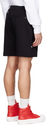 Alexander McQueen Black Cotton Shorts