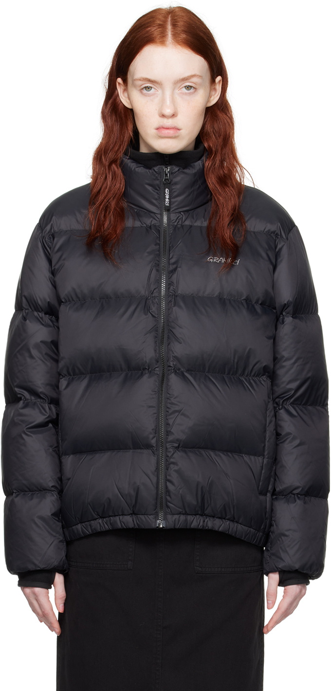 Gramicci Black Zip Down Jacket Gramicci