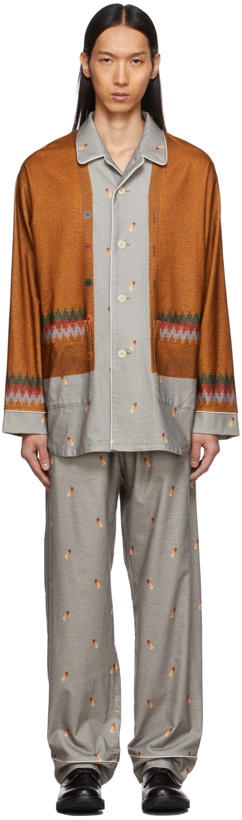 Photo: Undercover Multicolor Evangelion Printed Pyjama Set