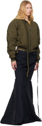 Ottolinger Khaki Strap Bomber Jacket