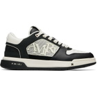 AMIRI Black & White MA Quad Debossed Classic Low Sneakers