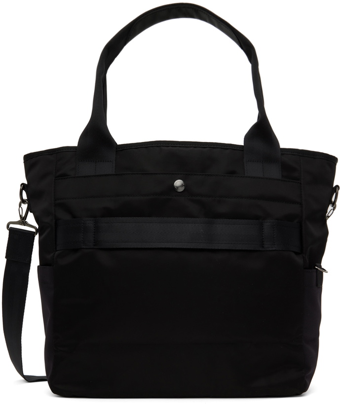 Photo: Master-Piece Co Black Aquascutum Collaboration 2Way Tote