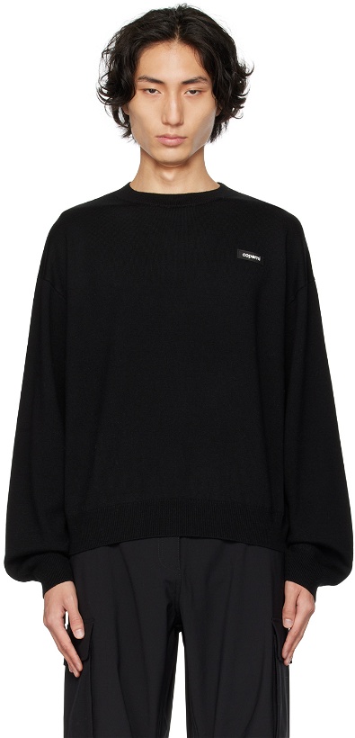Photo: Coperni Black Branded Sweater