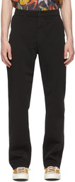 Nudie Jeans Black Lazy Leo Trousers