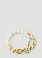 Bold Pearl Chain Bracelet in Gold