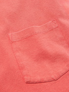 Corridor - Garment-Dyed Cotton-Jersey T-Shirt - Red