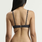 Fruity Booty Women's Celine Polka Bikini Top in Black/Tan