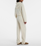 God's True Cashmere Embellished cashmere wide-leg pants