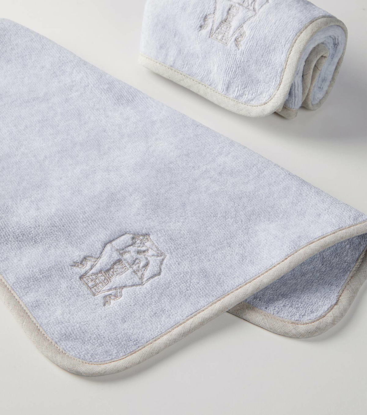 Brunello Cucinelli Set of 2 cotton terry hand towels