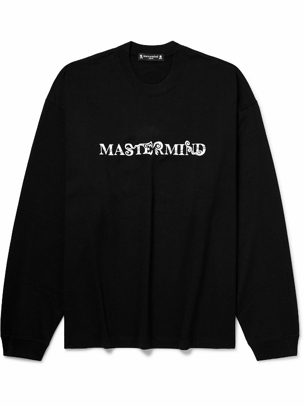 Photo: Mastermind World - Tokyo Revengers Mikey Logo-Print Cotton-Jersey T-Shirt - Black