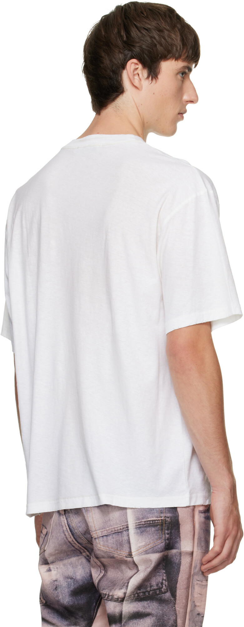 Acne Studios Off-White Sprayed Logo T-shirt