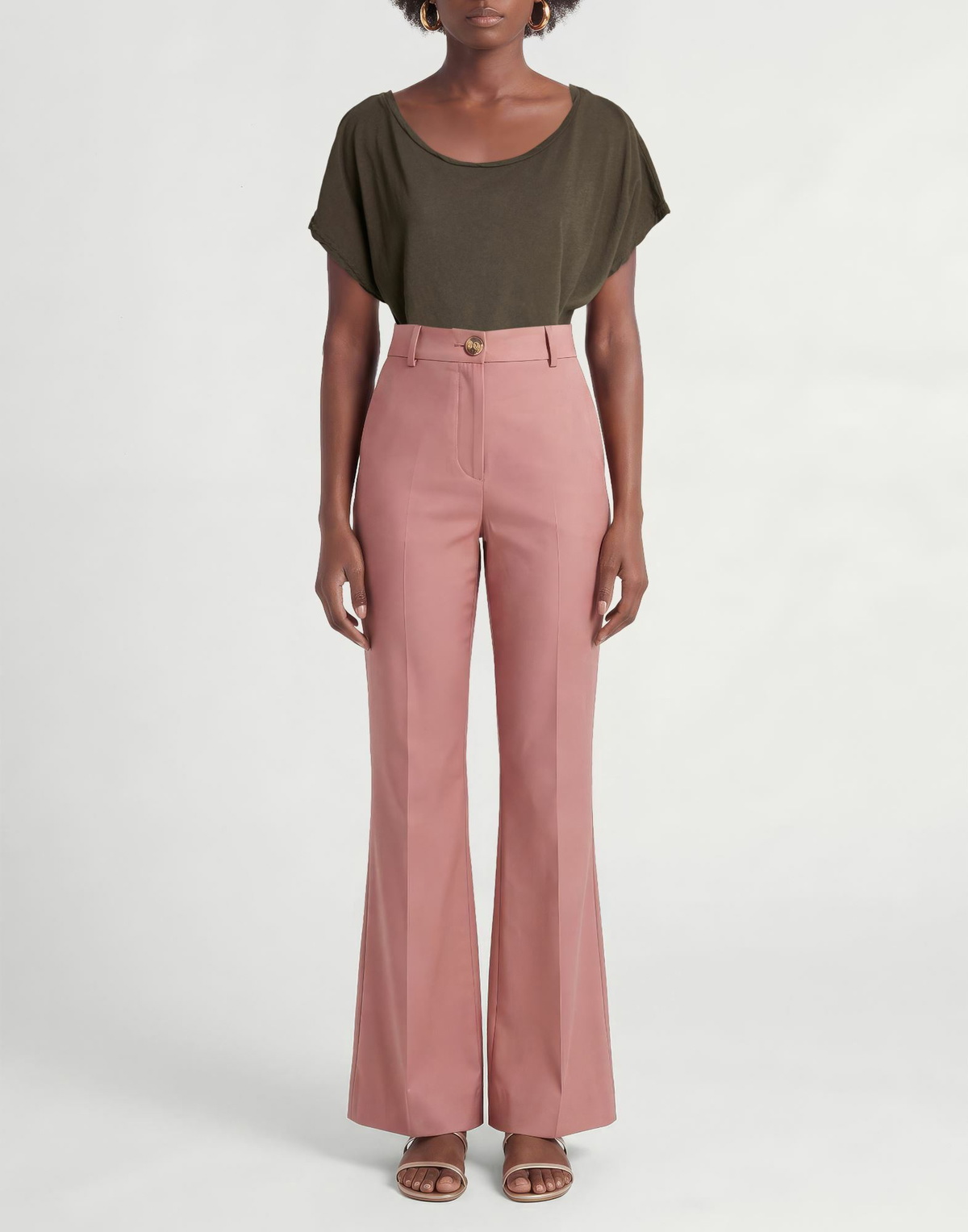 Crossley Womens T-shirt Chocolate in Brown