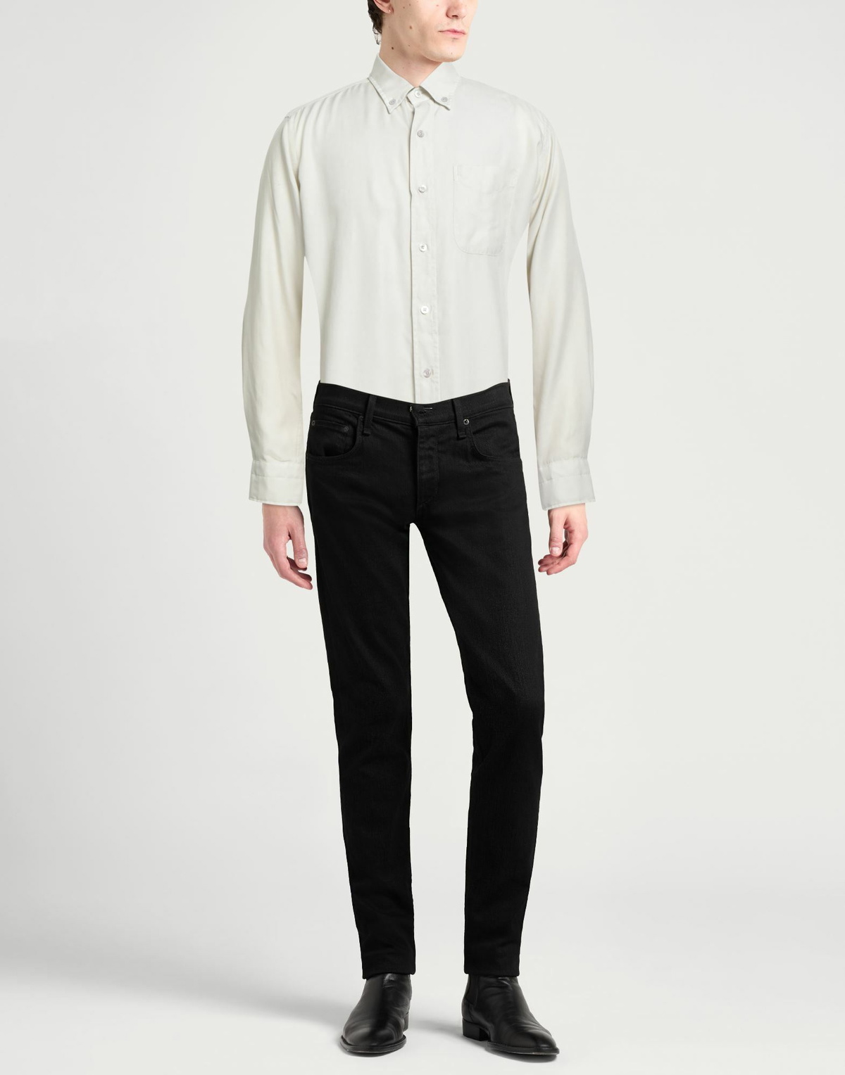 Tom Ford Mens Shirt in Light grey
