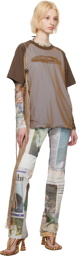 Serapis SSENSE Exclusive Multicolor Printed Jeans