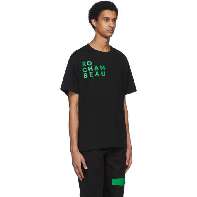 Rochambeau Black Core Logo T-Shirt