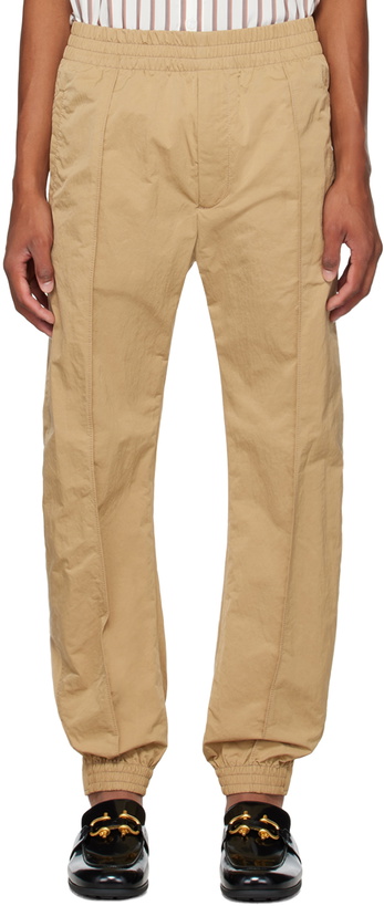 Photo: Bottega Veneta Tan Elastic Waist Pants