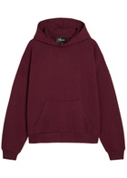 Tala Girlfriend Hooded Cotton-blend Sweatshirt Burgundy