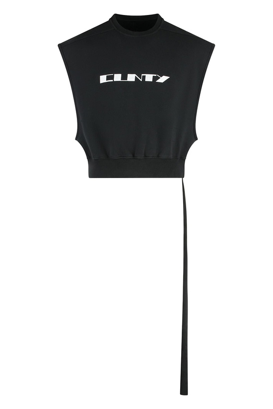 Photo: DRKSHDW Sleeveless Sweatshirt