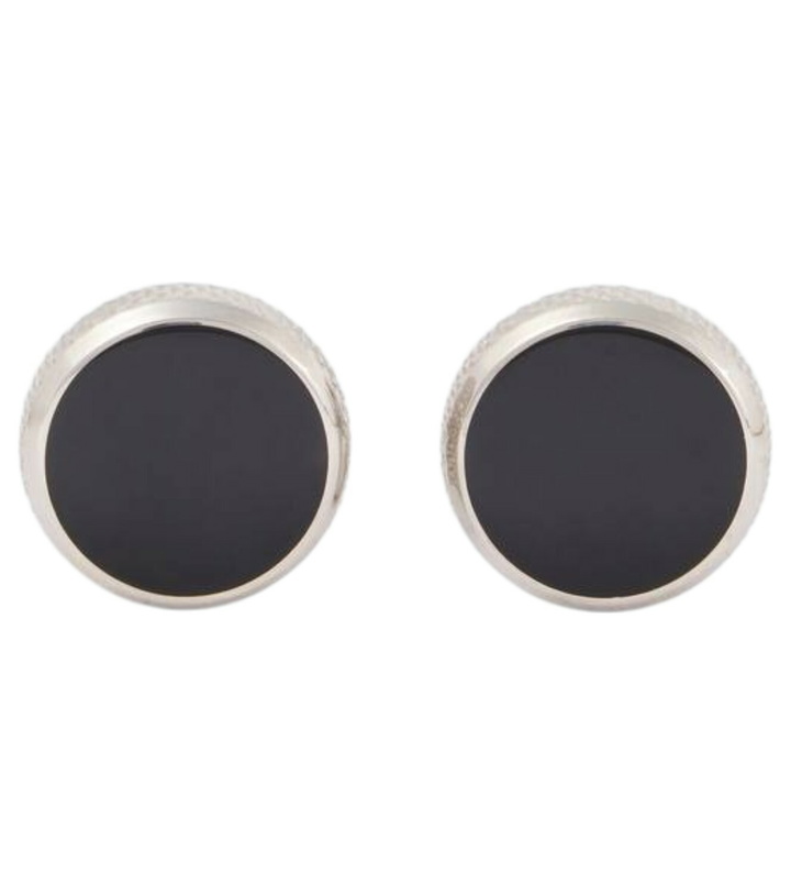 Photo: Giorgio Armani Embellished sterling silver cufflinks