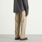 Norse Projects Men's Hestur Relaxed Twill Pleated Trousers in Light Khaki