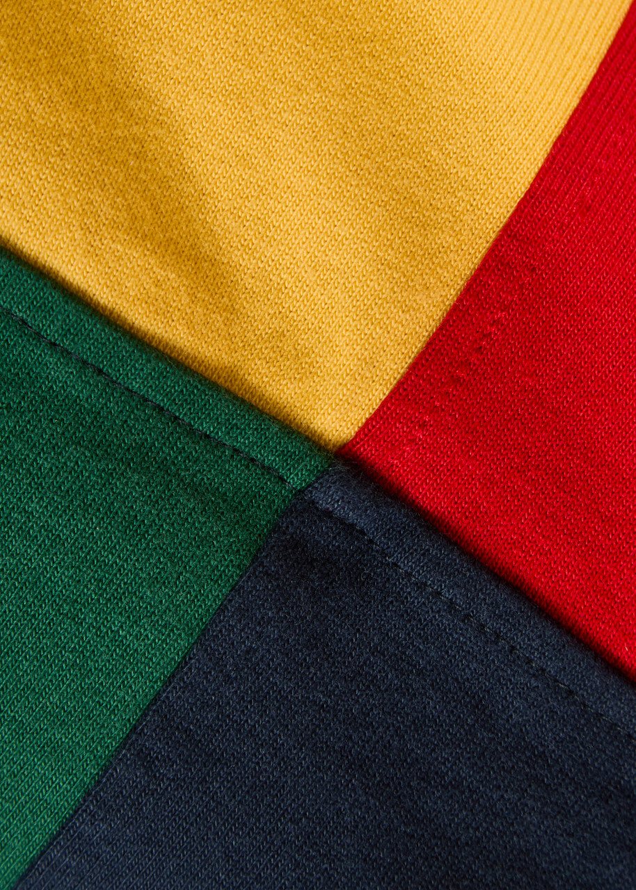 Drake's Colour-blocked Cotton Rugby top Multicoloured 1