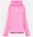 Balenciaga - x Adidas logo cotton hoodie