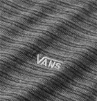 Vans - Balboa II Logo-Embroidered Striped Cotton-Jersey Tank Top - Gray