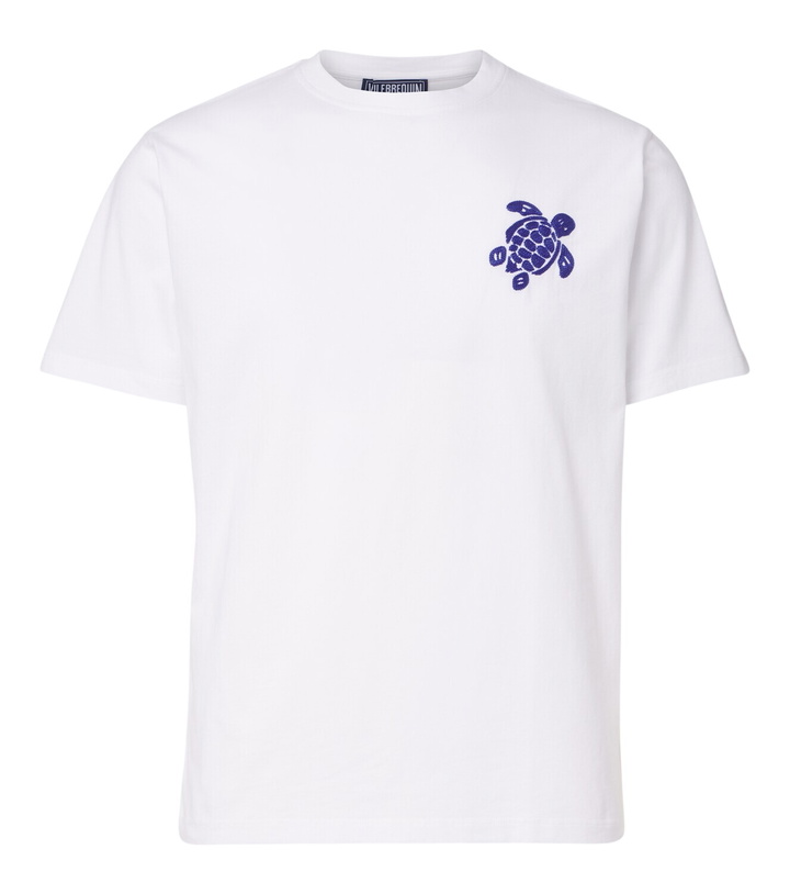 Photo: Vilebrequin Partisol embroidered cotton jersey T-shirt