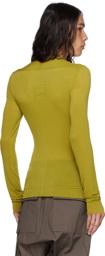 Rick Owens Yellow Edfu Long Sleeve T-Shirt