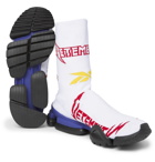 Vetements - Reebok Sock Pump Logo-Jacquard Stretch-Knit Sneakers - Men - White