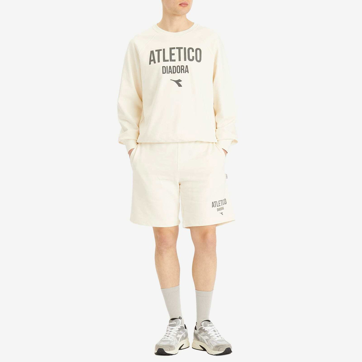 Diadora Bermuda Legacy in White Alyssum