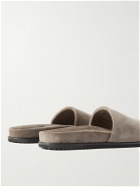 Mr P. - David Regenerated Suede by evolo® Sandals - Brown