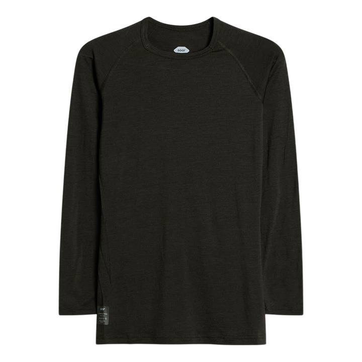 Photo: SOAR Men's Longsleeve Merino Base Layer in Forest Night