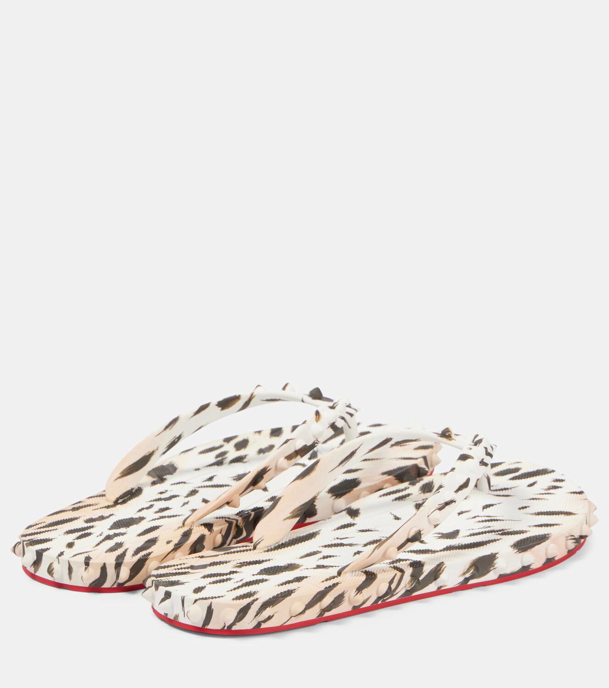 Christian Louboutin Super Loubi printed thong sandals