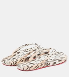 Christian Louboutin Super Loubi printed thong sandals