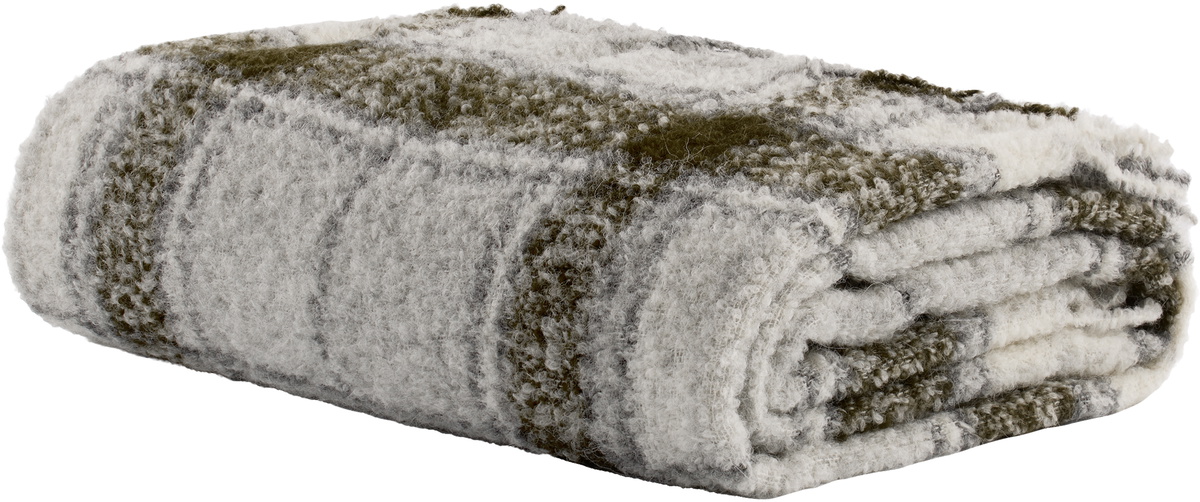 The Conran Shop Gray Alpaca Tartan Throw
