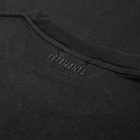 VETEMENTS Oversized Plain Tee