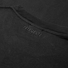 VETEMENTS Oversized Plain Tee